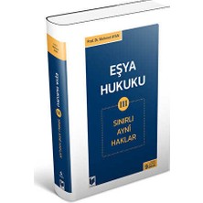 TeknoKapsül Eşya Hukuku 3 Sınırlı Ayni Haklar