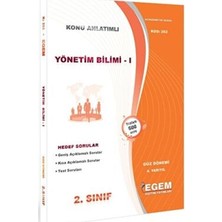 TeknoKapsül 2. Sınıf 4. Yarıyıl Yönetim Bilimi 1 Konu Anlatımlı Soru Bankası - Kod 262