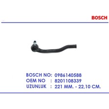 Rot Başı Sol Captur J5 2013+ Dacia Duster 1-2 2010+ Tüm Motor Tipleri 8201108339 0986140588 Bosch