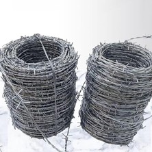 Xml Bayiciniz Tr Galvanizli Dikenli Tel, 130 M Uzunluğunda, Paslanmaz, Bahçe ve Tarım Için, Arka Bahçede Daha