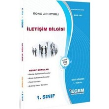 TeknoKapsül 1. Sınıf 1. Yarıyıl Iletişim Bilgisi Konu Anlatımlı - Kod 163