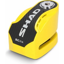 Shad Disk Kilidi Alarmlı 6 mm Sarı 120DB