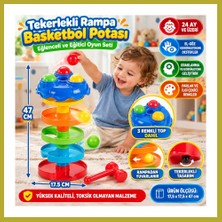 Bezos 03 652-1020365201001 Çıngıraklı Dönerli Top Oyunu Bcks