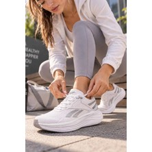 Reebok Kadın Beyaz Spor Ayakkabı Bağcıklı Günlük Yürüyüş Sneaker Gri Detaylı Rahat Taban