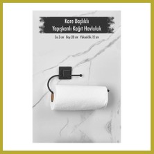 Bezos Yapışkanlı Kare Başlıklı Siyah Kağıt Havluluk Bcks