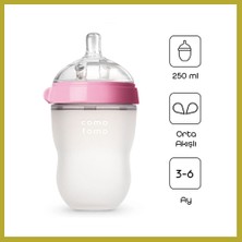 Bezos Comotomo Antikolik Silikon Biberon 250 ml 3-6 Ay Pembe · Renk: Pembe Bcks
