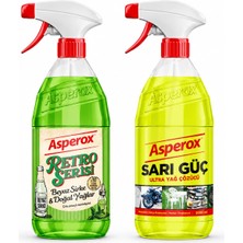 Asperox Sarı Güç 1000 Ml+Asperox Retro Doğal Yağlar Beyaz Sirke 1000 ml