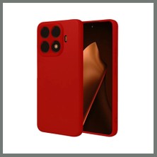 Bezos Mi 15T Pro Uyumlu Nano Içi Kadife Silikon - Kırmızı Mmbz