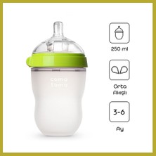 Bezos Antikolik Silikon Biberon 250 ml 3-6 Ay Yeşil · Renk: Yeşil Bcks