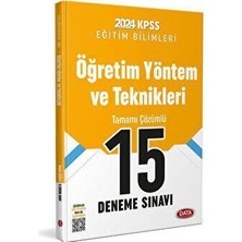TeknoKapsül Kpss Eğitim Bilimleri Öğretim Yöntem ve Teknikleri 15 Deneme Sınavı