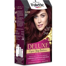 Palette Deluxe 5-889 Şarap Kızılı Saç Boyası