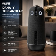Owl Labs 360° Konferans Kamerası "4k Görüntüyle Toplantı Masasını Tek Cihazda Toplayın"