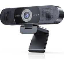 Emeet C980 Pro 4K Konferans Kamerası "kamera, Mikrofon ve Sesi Tek Cihazda Toplayın"