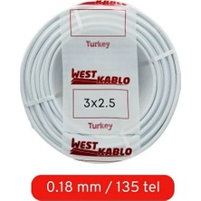 West Kablo 3x2,5 Ttr 100 Metre