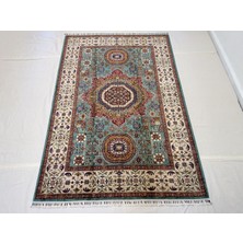 El Dokuma Afgan Halı Memlook Desenli Kök Boya 171 x 252  cm