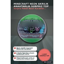 Eco Lounge Karanlıkta Parlayan Figür Anahtarlık Sürpriz Paket - Neon Akrilik 1 Adet BX-316287