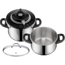 Happy Trend Tefal Clipso Chef Düdüklü Tencere Seti - 6 Litre + 4,5 Litre