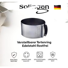 Happy Trend Paslanmaz Çelik Ayarlanabilir Kek Kalıbı 16-34 cm