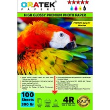 Happy Trend GI-490 G3410 Evertday Premium Parlak 10X15CM Fotoğraf Kağıdı 300 Gr. 100 Adet