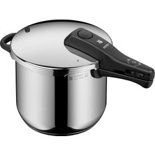 Happy Trend Perfect One Pot 6,5 L Düdüklü Tencere, Indüksiyon Uyumlu, Cromargan® Yüksek Kaliteli Paslanmaz Çelik, 2 Pişirme Kademesi, Büyük Pişirme Göstergesi, Çıkarılabilir Kapak Sapı