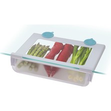 Happy Trend Joseph Fridgestore, Buzdolabı Çekmece Düzenleyicisi, Bpa Içermez, Şeffaf/turkuaz
