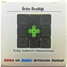 Eco Lounge Beyaz Zemin Üzeri Renkli Zeka Küpü 3X3X3-6,8 cm