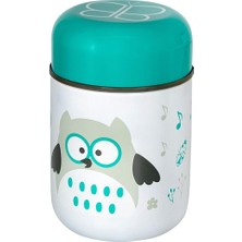 Happy Trend Foöd Kaşıklı Termal Mama Termosu Mavi