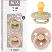 Happy Trend Colour Ikili Kauçuk Emzik-Vanilla/blush 0-6 Ay