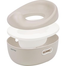 Happy Trend Babytopf 3'ü 1 Arada, Lazımlık + Tabure + Tuvalet Oturağı, Kolay Tuvalet Antrenmanı, Yakl. 34 Cm, Yakl. 18 Aydan Yaklaşık 4 Yaşa Kadar, Care, Abs/eva, Bej