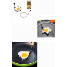 Happy Trend Farklı Şekilde Çelik Omlet Yumurta ve Krep Kalıpları