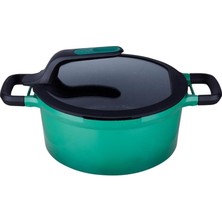 Happy Trend Gem Stay Cool Derin Tencere Açık Yeşil 24 cm
