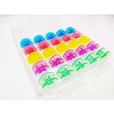 Happy Trend Ev Tipi Plastik Masura Renkli 25 Adet Masura