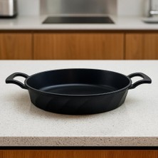 Happy Trend Yanmaz Yapışmaz Titanyum Kaplama Sahan Omlet Tava 22 cm