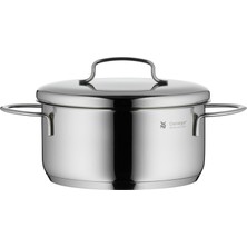 Happy Trend Mini Indüksiyon Tabanlı Çelik Kısa Tencere 16 cm