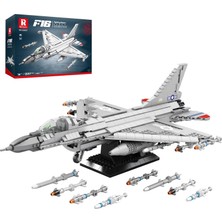 Happy Trend F-16 Savaş Uçağı Yapı Seti, 1337 Adet Askeri Model Kiti, 14+