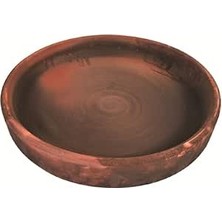 Happy Trend Et Tava Toprak Güveç Tencere 35 * 5 Cm, Tava,fırın Tepsi,terracotta
