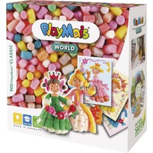 Happy Trend World Princess El Işi Seti, 3 Yaşından Büyük Çocuklar Için, Yaklaşık 1000, El Işi Şablonları ve Talimatları, Çocuklar Için Hediye, Yaratıcılığı ve Ince Motor Becerilerini Teşvik Eder, Doğal Oyuncak