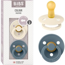 Happy Trend Emzikler Renk Koleksiyonu | Doğal Kauçuk Bebek Emziği | Bpa Içermeyen 2'li Emzik Seti | Danimarka'da Üretilmiştir | 6+ Ay (2'li Paket) | Fildişi/benzin
