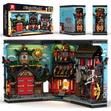 Happy Trend LED Işıkları ile Ninja Temalı Bookend Yapı Seti - 2850PCS