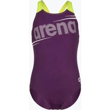 G Bold Swimsuit V Back Mor Kız Çocuk Yüzücü Mayosu 011755960