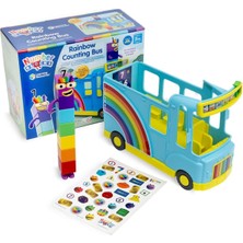 Happy Trend Resources Numberblocks Gökkuşağı Sayma Otobüsü, 3+ Yaş ve Etkileşimli Numberblocks Otobüs Seti, Seven Koleksiyonu Içeren, 12 Şarkı ve Sesi Çalar, Cbeebies Oyuncakları