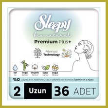 Bezos Bio Natural Premium Plus Mega Uzun Ped 36 Adet Bcks