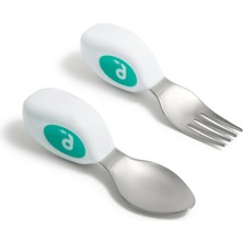 Happy Trend Kaşık ve Çatal Çatal Bıçak Takımı Çocuklar, Küçük Çocuklar ve Bebekler Için 12 Ay+Ergonomik Çocuk Çatal Bıçak Takımı Çocuğunuzun Kendilerini Beslemesine ve Bulaşıkları Doğru Kullanmasına Yardımcı