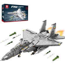 Happy Trend F-15E Avcı Jet Bina Setleri Grev Kartal Askeri Uçak Modeli