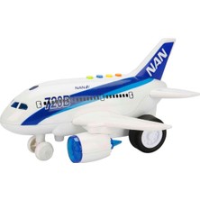 Happy Trend Wheels Sesli Işıklı Uçak Planebus 720A/720B 24 cm