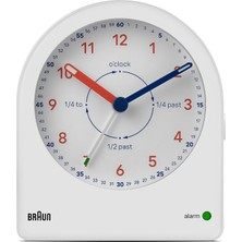 Happy Trend Analog Zaman Öğretmeni Çalar Saat, Erteleme ve Sürekli Arka Plan Işıklı, Sessiz Kuvars Hareketi, Kolay Okunur Kadran, Crescendo Bip Alarmı, BC22TW Modeli.