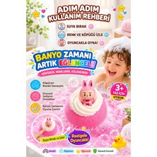 Oyuncaklı Sürpriz Köpüren Çocuk Banyo Bombası Kokulu 3 Adet Nem Bombası , Bath Bomb