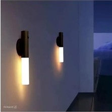 Kumru Şarjlı LED Duvar Aplik, Günışığı Modu