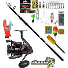Okuma Ceymar C-8000A 390CM 3,5lbs Carp-X Profesyonel Sazan Kıyı Olta Takımı Seti