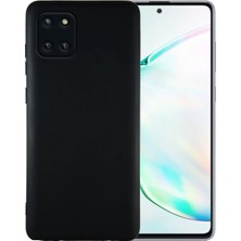 Case World Samsung Galaxy Note 10 Lite ile Uyumlu Kılıf Premium Mat Ince Kamera Korumalı Silikon Kapak
